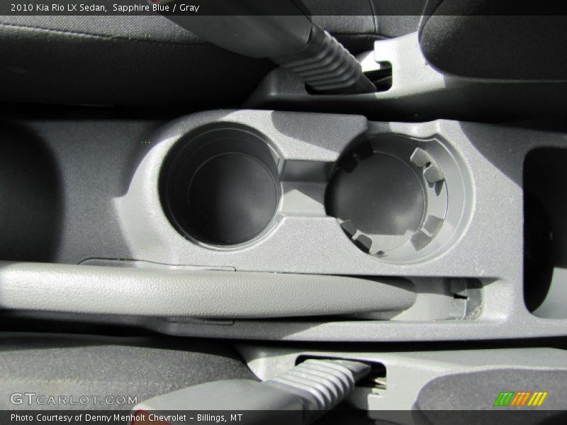 Sapphire Blue / Gray 2010 Kia Rio LX Sedan