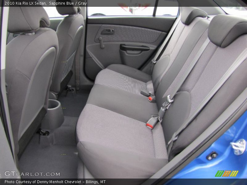 Sapphire Blue / Gray 2010 Kia Rio LX Sedan