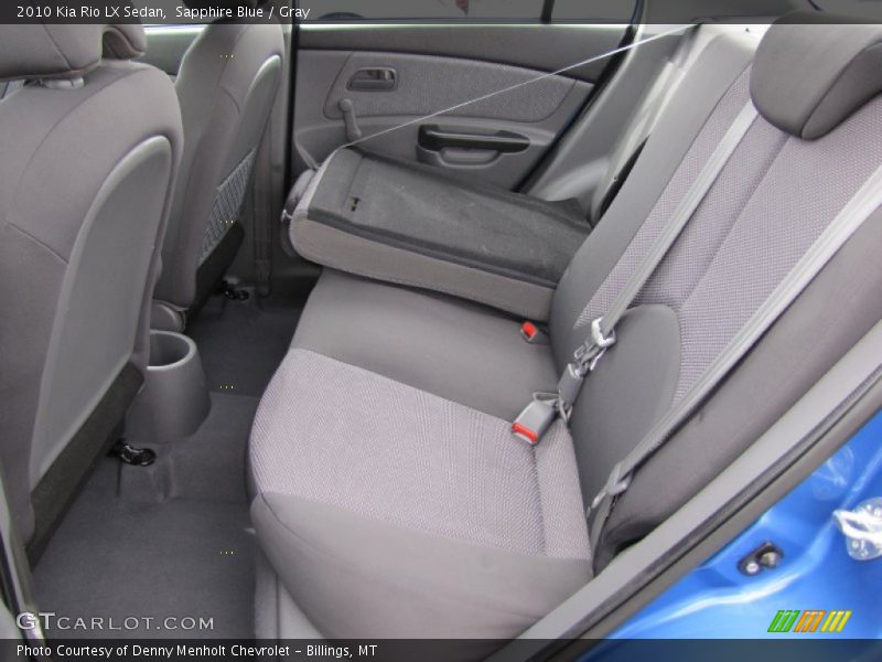 Sapphire Blue / Gray 2010 Kia Rio LX Sedan