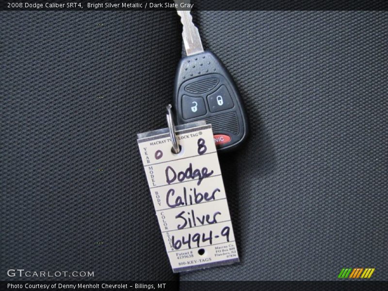 Keys of 2008 Caliber SRT4