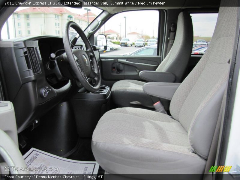 Summit White / Medium Pewter 2011 Chevrolet Express LT 3500 Extended Passenger Van