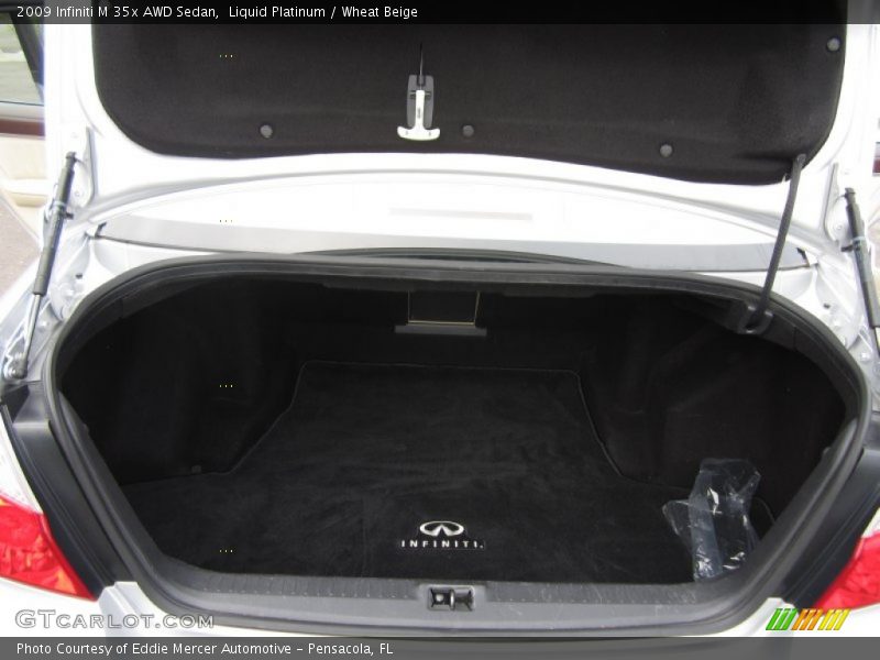 Liquid Platinum / Wheat Beige 2009 Infiniti M 35x AWD Sedan