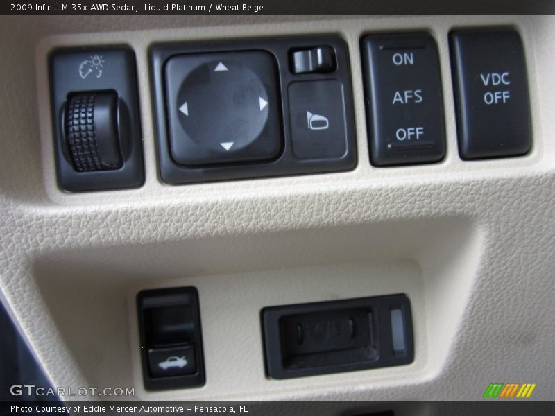 Liquid Platinum / Wheat Beige 2009 Infiniti M 35x AWD Sedan