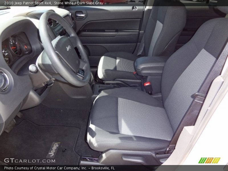 Stone White / Dark Slate Gray 2010 Jeep Patriot Sport 4x4