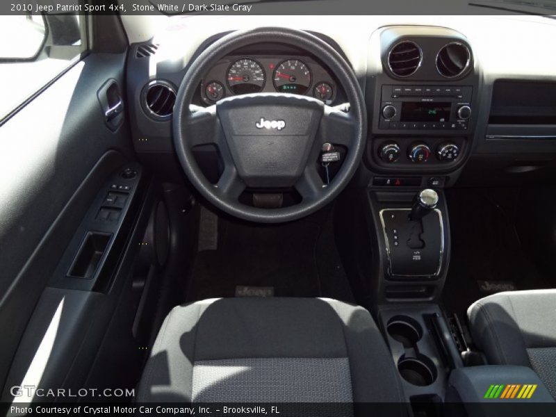 Stone White / Dark Slate Gray 2010 Jeep Patriot Sport 4x4