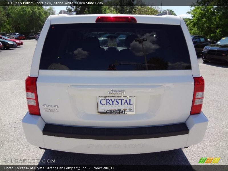Stone White / Dark Slate Gray 2010 Jeep Patriot Sport 4x4