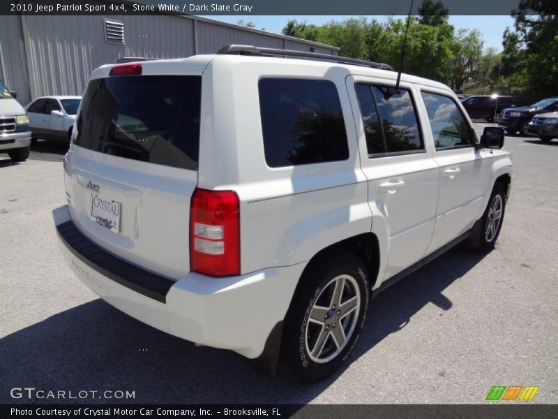 Stone White / Dark Slate Gray 2010 Jeep Patriot Sport 4x4
