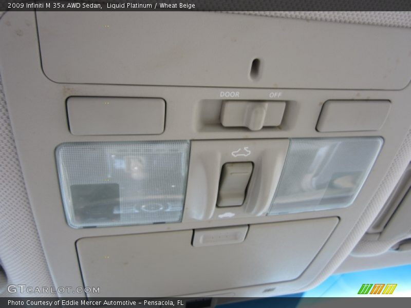 Liquid Platinum / Wheat Beige 2009 Infiniti M 35x AWD Sedan