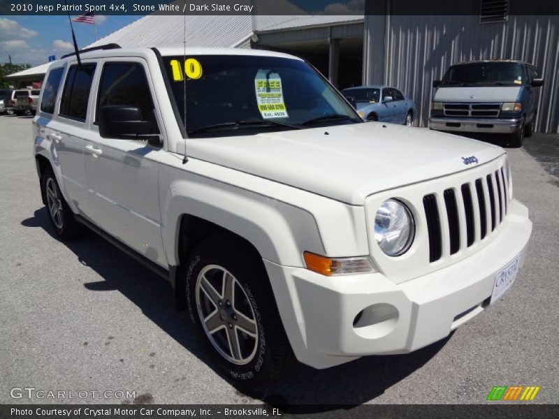 Stone White / Dark Slate Gray 2010 Jeep Patriot Sport 4x4