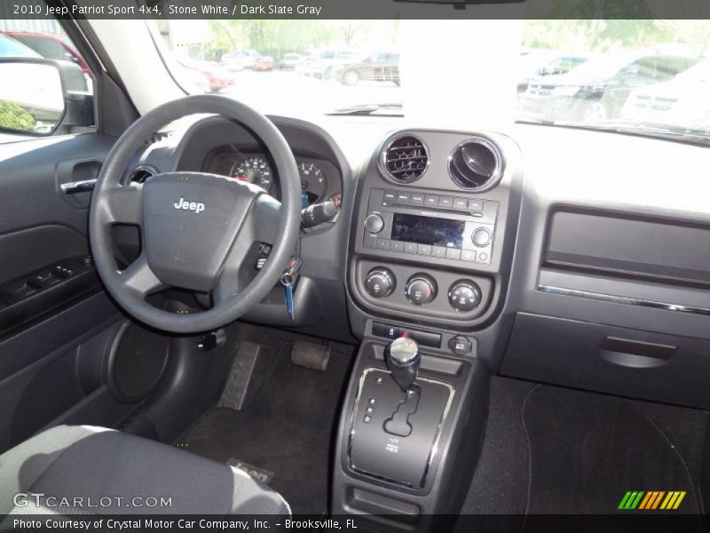 Stone White / Dark Slate Gray 2010 Jeep Patriot Sport 4x4