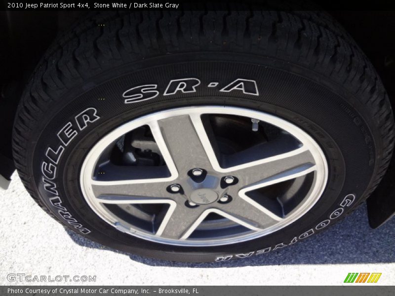 Stone White / Dark Slate Gray 2010 Jeep Patriot Sport 4x4