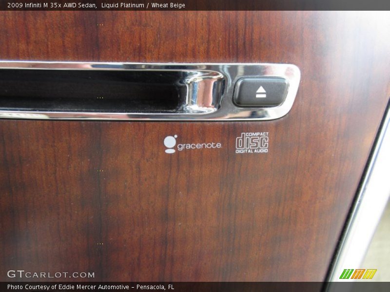 Liquid Platinum / Wheat Beige 2009 Infiniti M 35x AWD Sedan