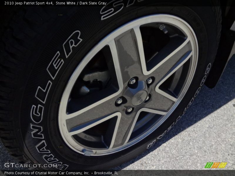 Stone White / Dark Slate Gray 2010 Jeep Patriot Sport 4x4