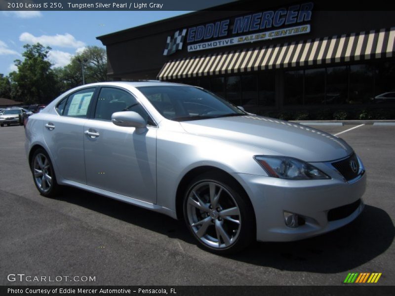 Tungsten Silver Pearl / Light Gray 2010 Lexus IS 250