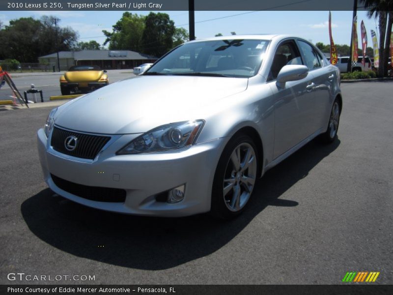 Tungsten Silver Pearl / Light Gray 2010 Lexus IS 250