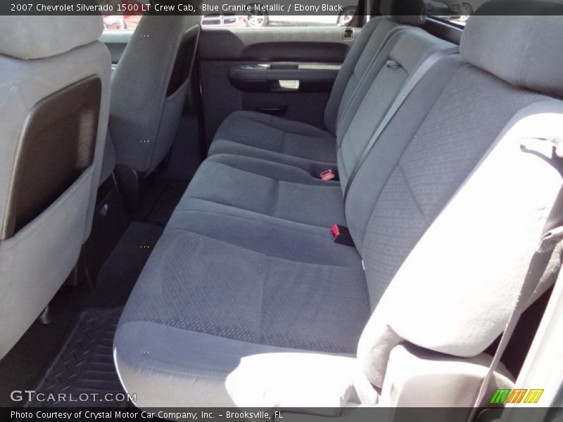 Blue Granite Metallic / Ebony Black 2007 Chevrolet Silverado 1500 LT Crew Cab