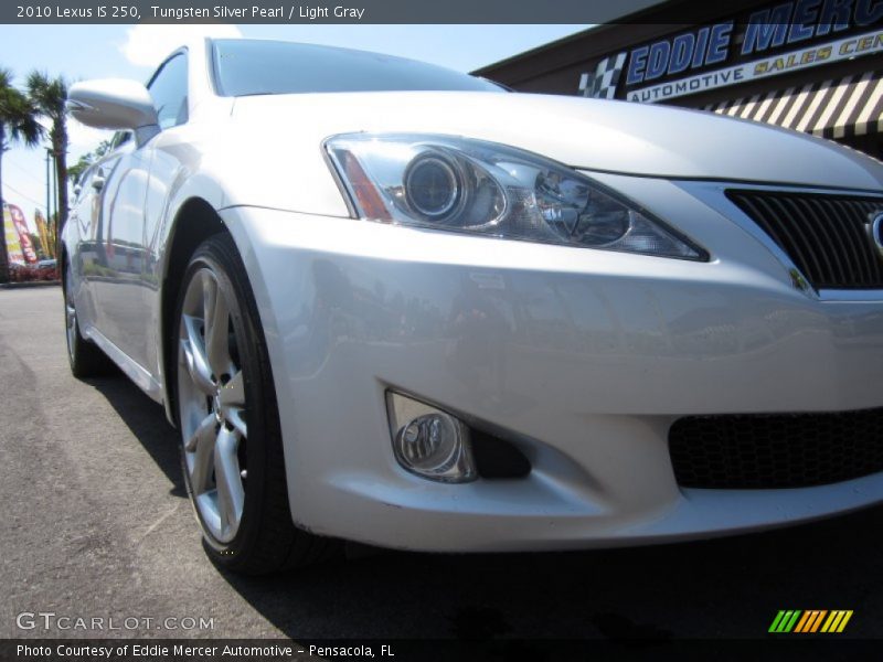 Tungsten Silver Pearl / Light Gray 2010 Lexus IS 250