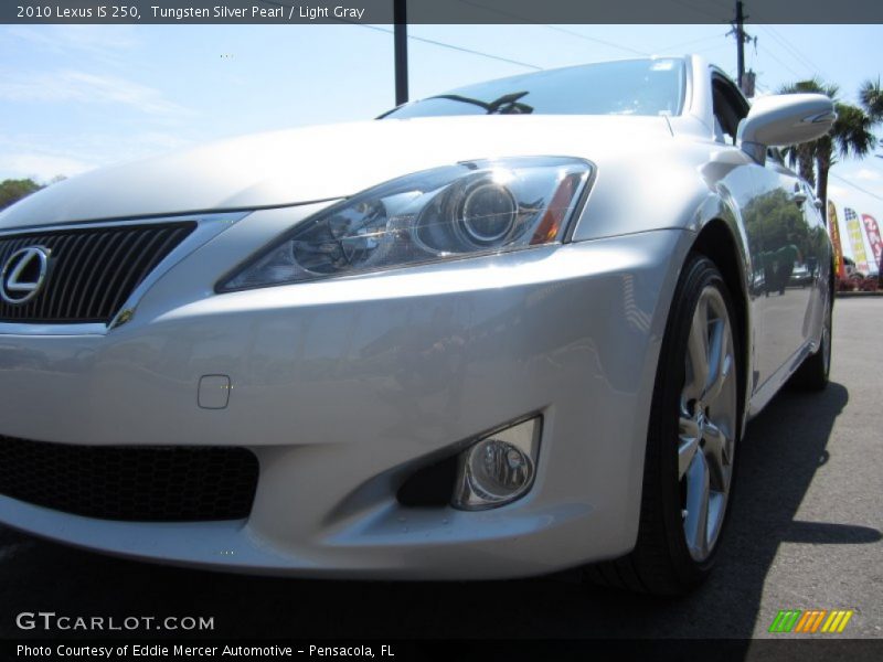 Tungsten Silver Pearl / Light Gray 2010 Lexus IS 250