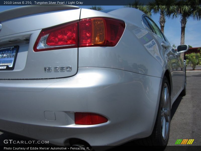 Tungsten Silver Pearl / Light Gray 2010 Lexus IS 250
