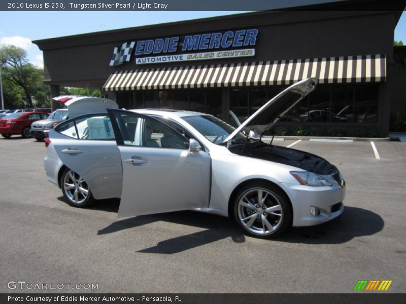 Tungsten Silver Pearl / Light Gray 2010 Lexus IS 250