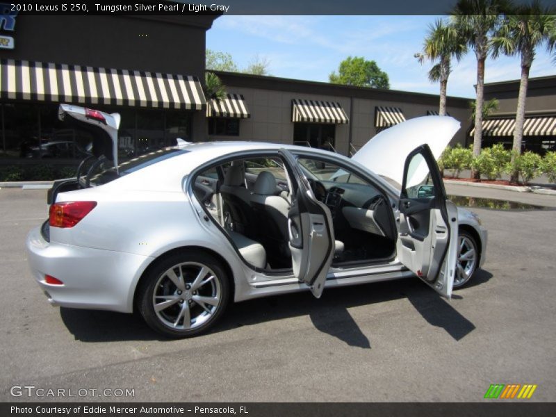 Tungsten Silver Pearl / Light Gray 2010 Lexus IS 250