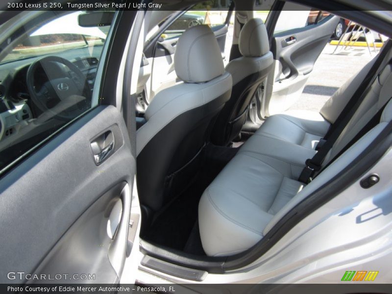 Tungsten Silver Pearl / Light Gray 2010 Lexus IS 250