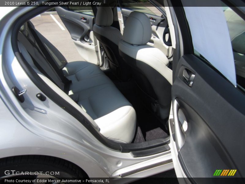 Tungsten Silver Pearl / Light Gray 2010 Lexus IS 250