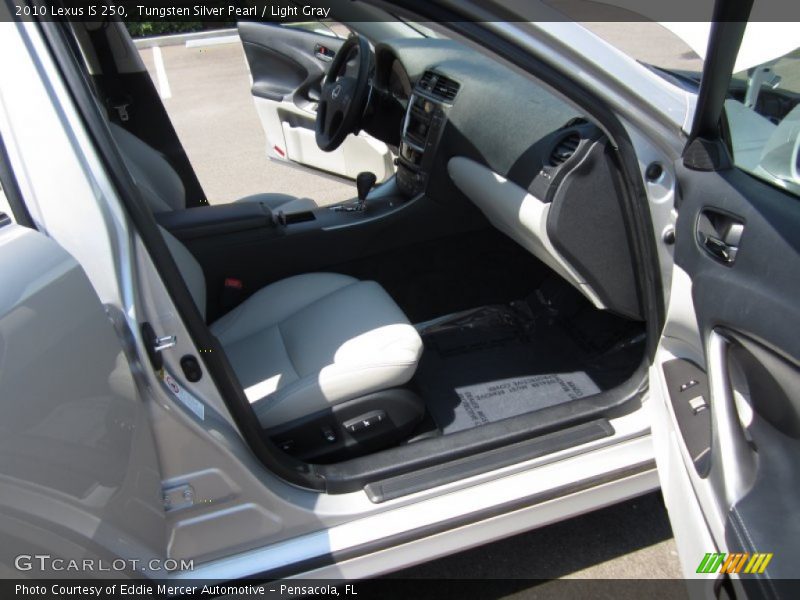 Tungsten Silver Pearl / Light Gray 2010 Lexus IS 250