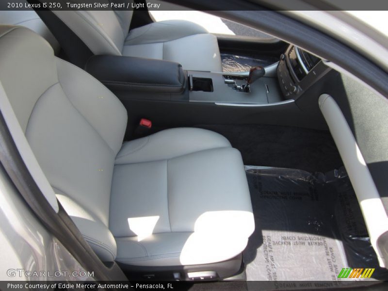 Tungsten Silver Pearl / Light Gray 2010 Lexus IS 250