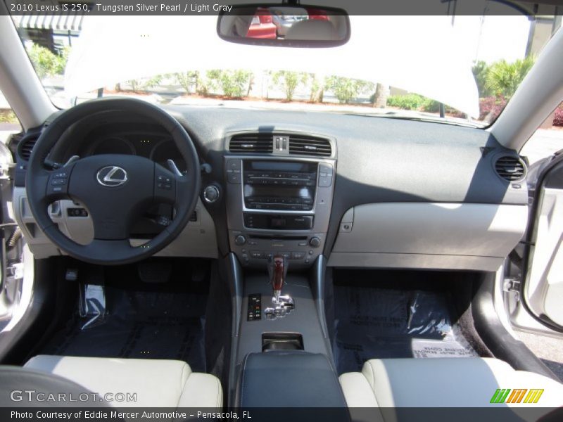 Tungsten Silver Pearl / Light Gray 2010 Lexus IS 250