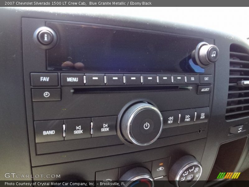 Blue Granite Metallic / Ebony Black 2007 Chevrolet Silverado 1500 LT Crew Cab