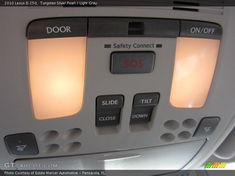Tungsten Silver Pearl / Light Gray 2010 Lexus IS 250