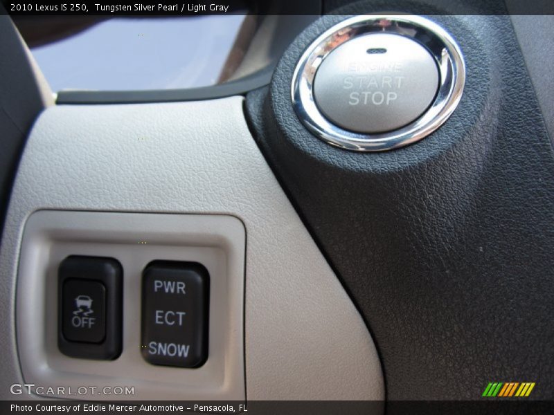Tungsten Silver Pearl / Light Gray 2010 Lexus IS 250