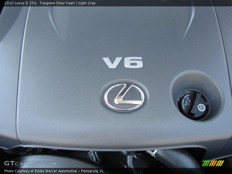 Tungsten Silver Pearl / Light Gray 2010 Lexus IS 250