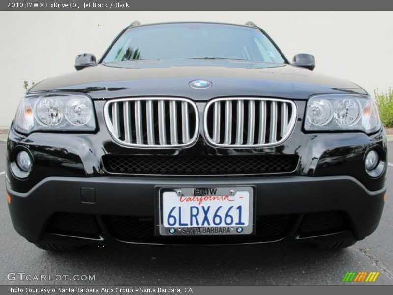 Jet Black / Black 2010 BMW X3 xDrive30i