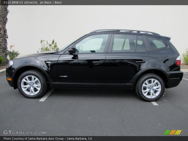 Jet Black / Black 2010 BMW X3 xDrive30i