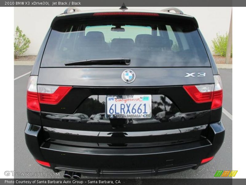 Jet Black / Black 2010 BMW X3 xDrive30i