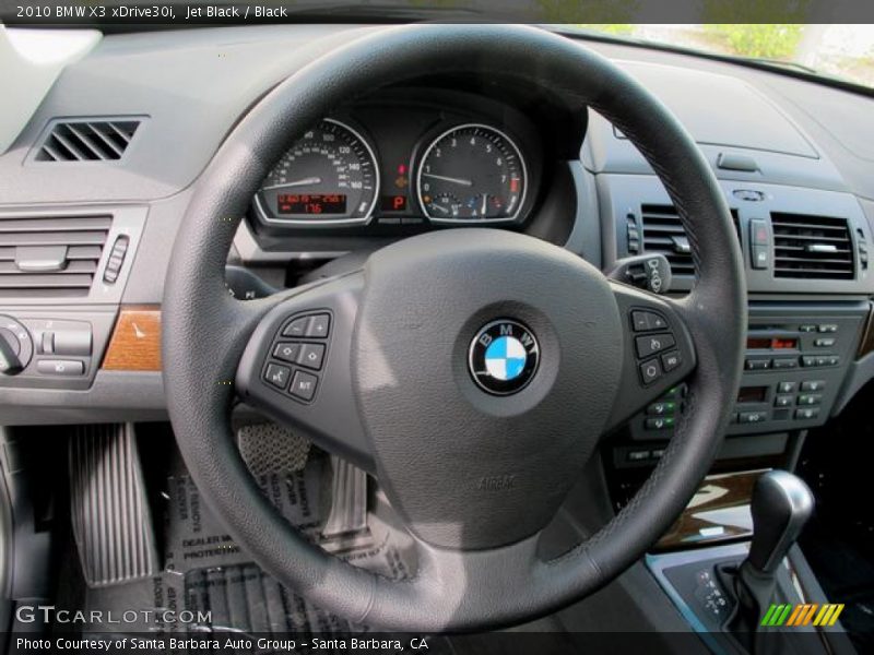 Jet Black / Black 2010 BMW X3 xDrive30i