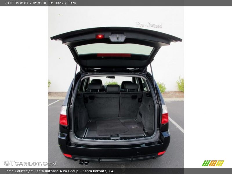 Jet Black / Black 2010 BMW X3 xDrive30i