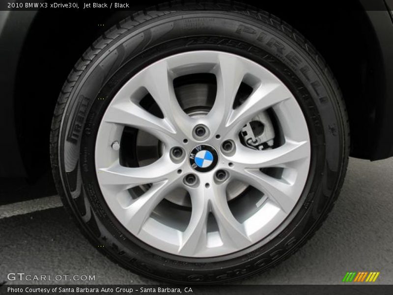 Jet Black / Black 2010 BMW X3 xDrive30i