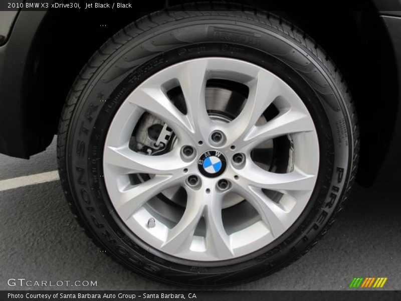 Jet Black / Black 2010 BMW X3 xDrive30i