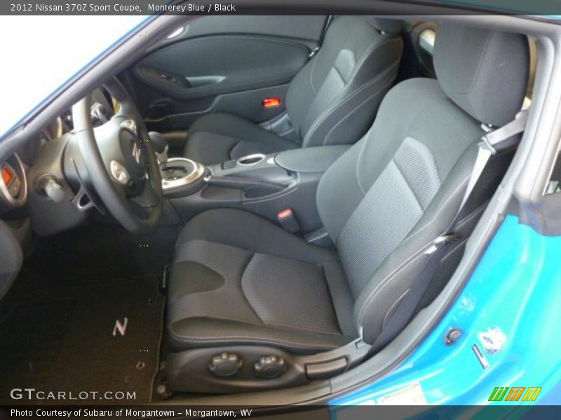 Monterey Blue / Black 2012 Nissan 370Z Sport Coupe