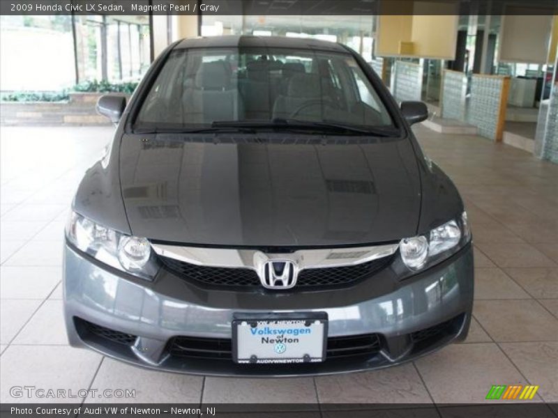 Magnetic Pearl / Gray 2009 Honda Civic LX Sedan