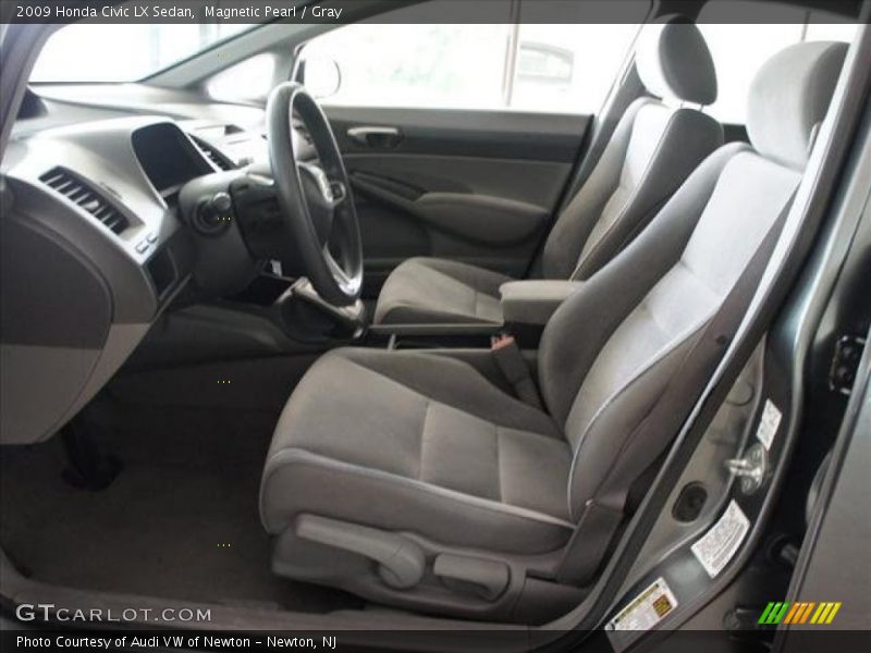 Magnetic Pearl / Gray 2009 Honda Civic LX Sedan