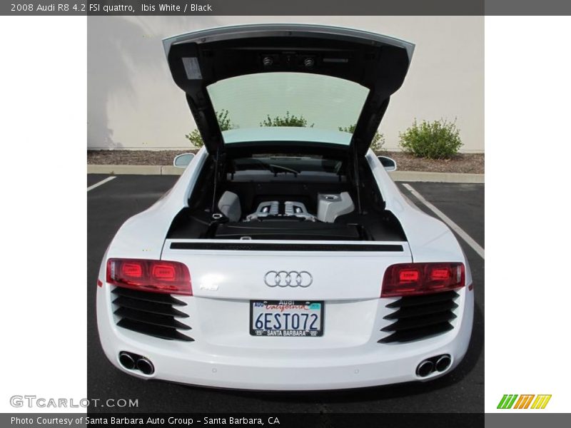 Ibis White / Black 2008 Audi R8 4.2 FSI quattro