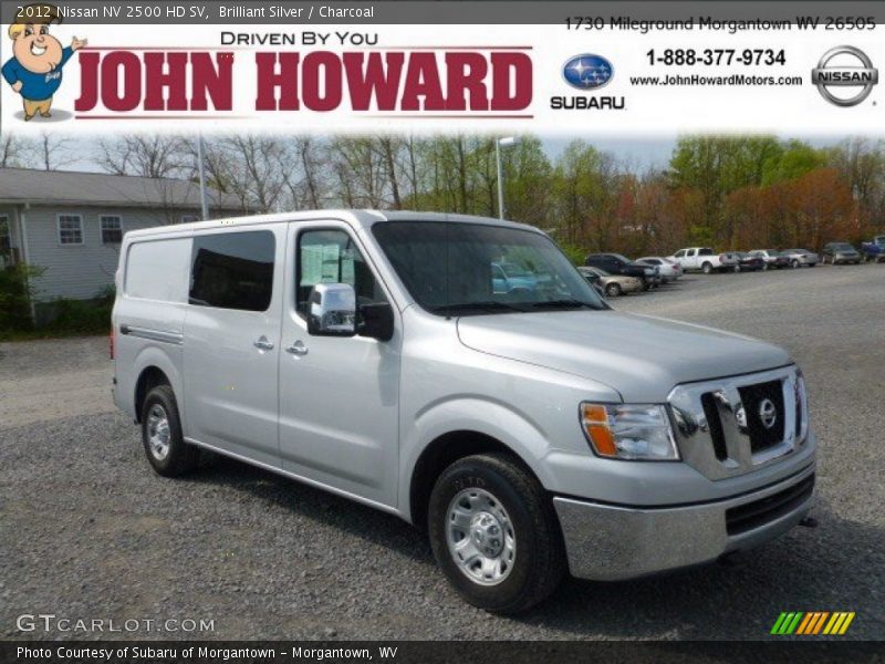 Brilliant Silver / Charcoal 2012 Nissan NV 2500 HD SV