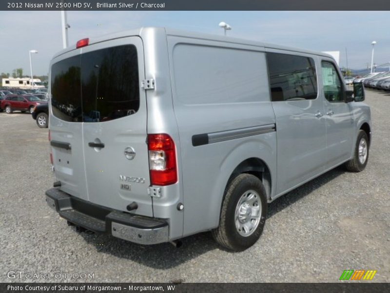 Brilliant Silver / Charcoal 2012 Nissan NV 2500 HD SV