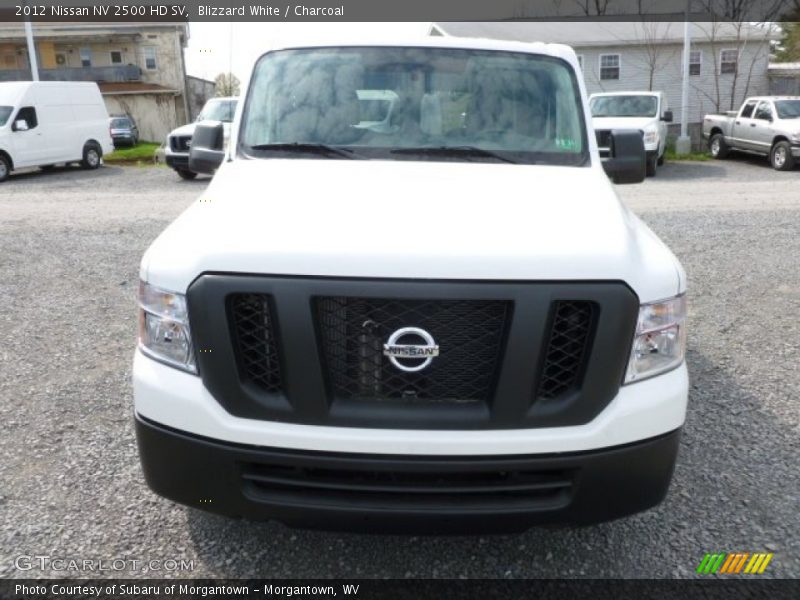 Blizzard White / Charcoal 2012 Nissan NV 2500 HD SV