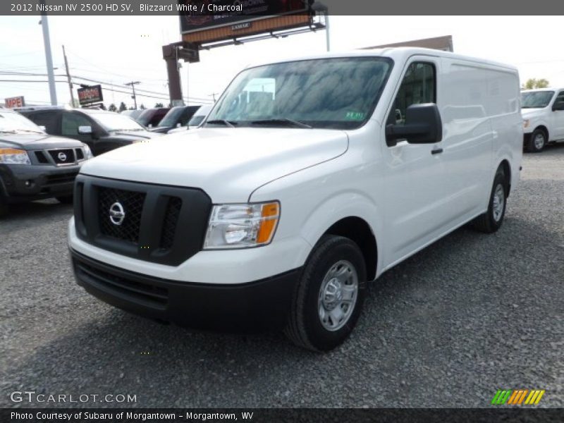 Blizzard White / Charcoal 2012 Nissan NV 2500 HD SV