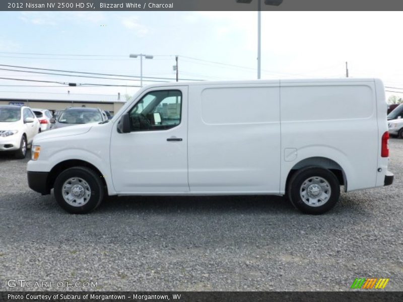 Blizzard White / Charcoal 2012 Nissan NV 2500 HD SV
